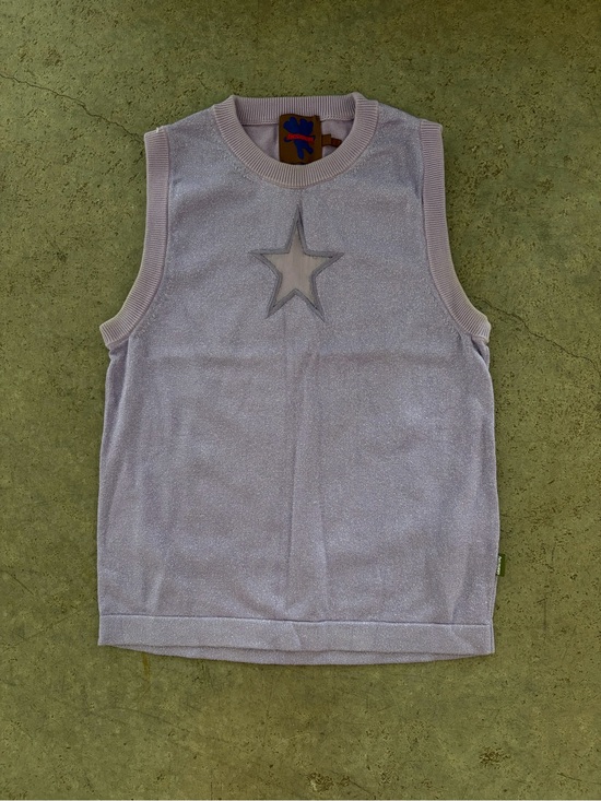 Marc Jacobs Tops - Marc Jacobs Heaven Lavender Star Sleeveless Knit Top
